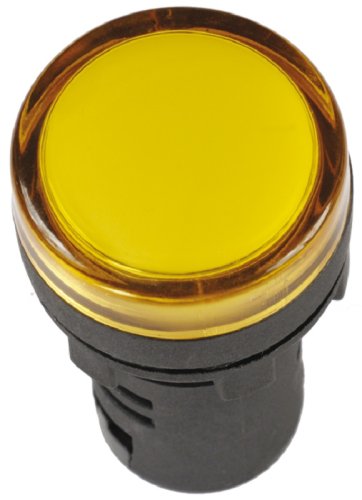 Сигнальная лампа светодиодная IEK AD22DS 22мм 220В желтый фото Сигнальная лампа светодиодная IEK AD22DS 22мм 220В желтый картинка